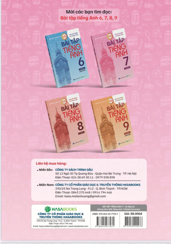 Bài Tập Tiếng Anh lớp 7 theo SGK Global Success (Có Đáp Án) - Ảnh 7
