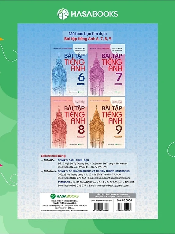 Bài Tập Tiếng Anh Lớp 6 theo SGK Global Success (Có Đáp Án) - Ảnh 6