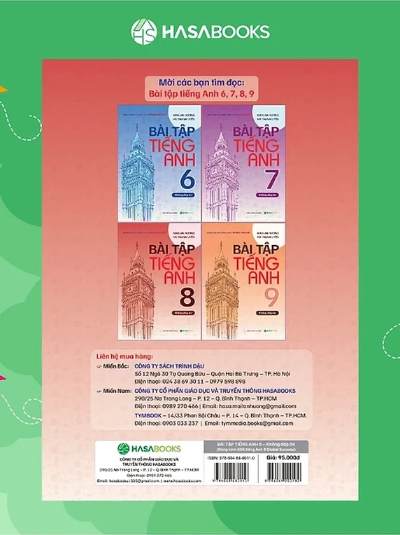 Bài Tập Tiếng Anh lớp 8 theo SGK Global Success (Không Đáp Án) - Ảnh 6