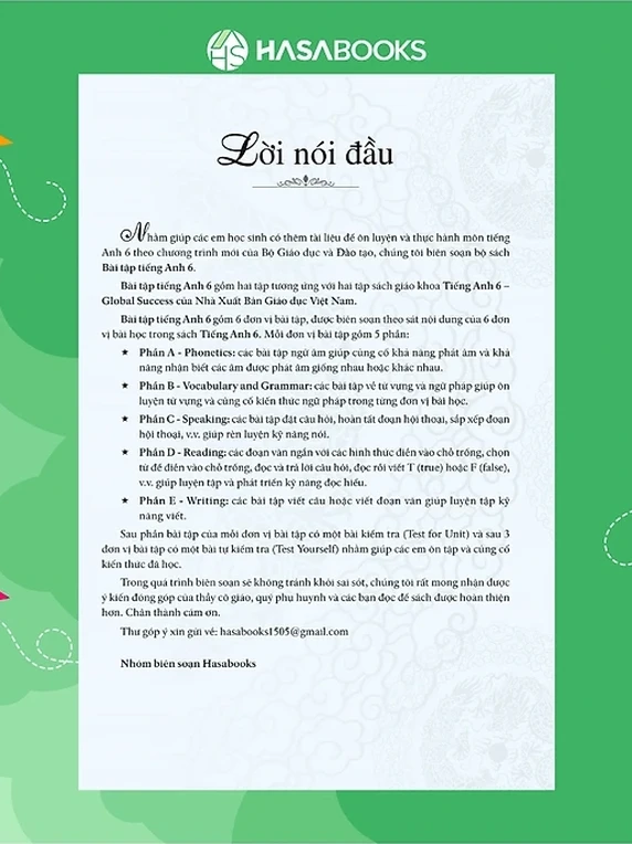 Bài Tập Tiếng Anh lớp 6 theo SGK Global Success (Không Đáp Án) - Ảnh 4
