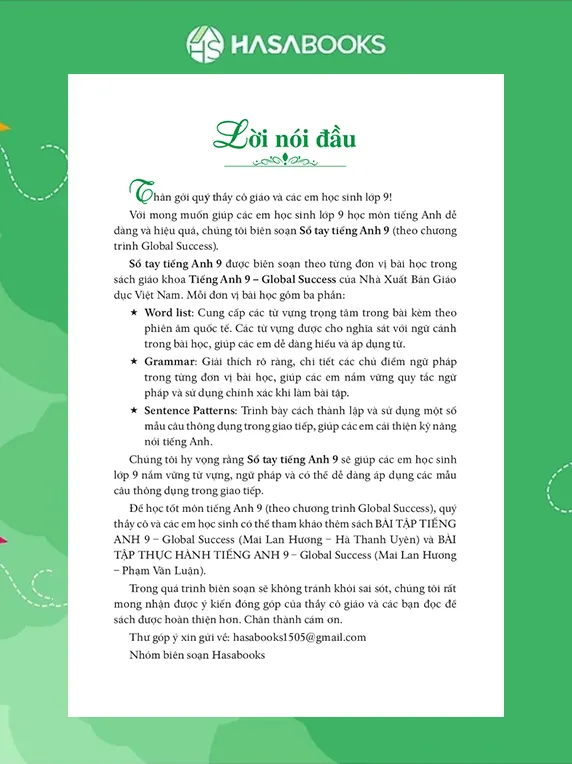 Take note Tiếng Anh 9 - Sổ Tay Tiếng Anh lớp 9 theo SGK Global Success - Ảnh 3